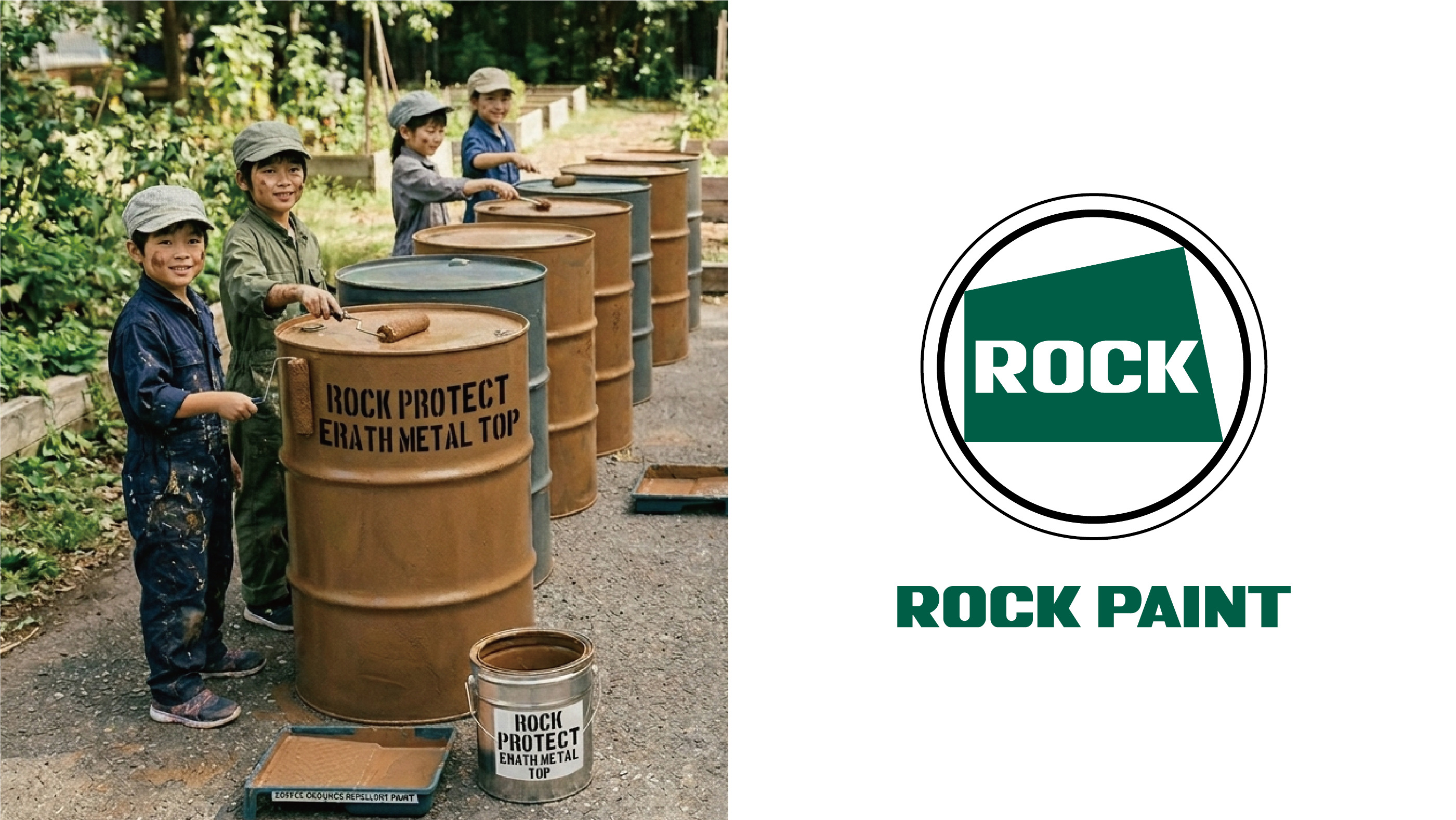 食品残渣から作られた塗料 × ロックペイント