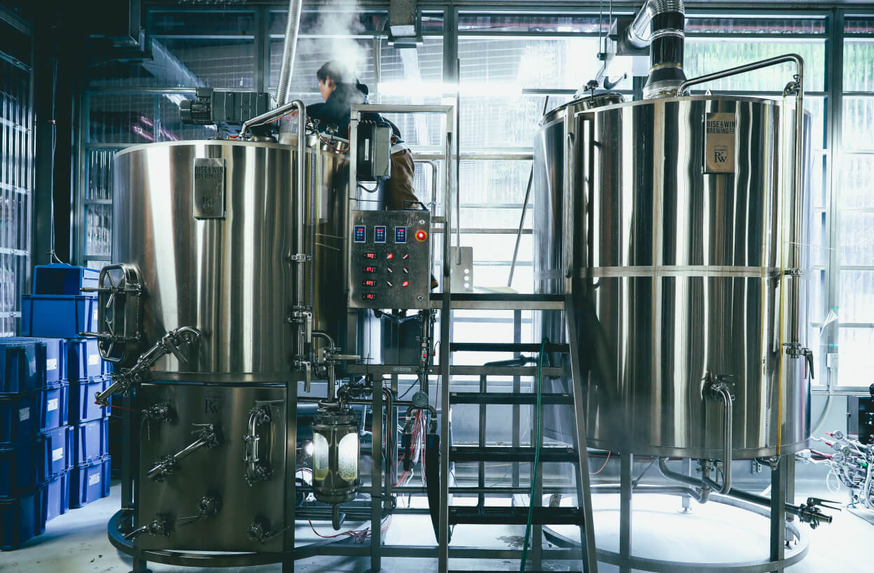 写真：クラフトビール醸造所